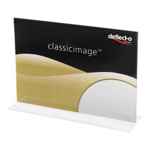 DeflectoÂ® A3 Landscape Stand-up Sign Holder
