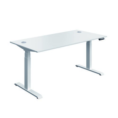 Serrion Connect Dual Motor Sit Stand White/White