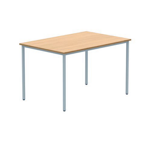 Rectangular Multi-Use Table 1200X800 Beech/Silver