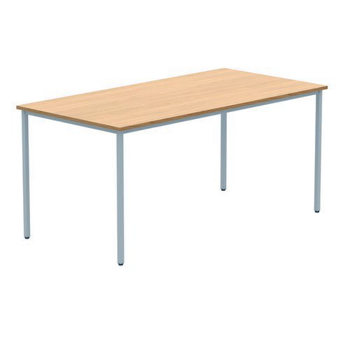 Rectangular Multi-Use Table 1600X800 Beech/Silver