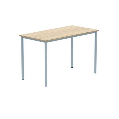 Rectangular Multi-Use Table 1200X600 Oak/Silver