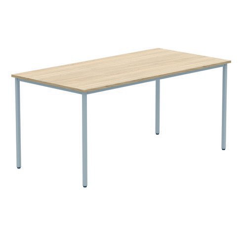 Rectangular Multi-Use Table 1600X800 Oak/Silver