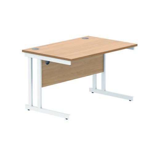 Rectangular Double Upright 1200X800 Beech/White