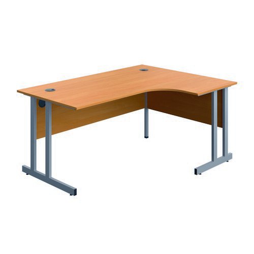 Serrion Connect Twu Right Hand Corner Beech/Silver