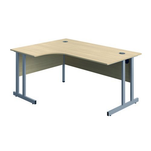 Serrion Connect Twu Left Hand Corner Oak/Silver