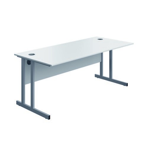 Serrion Connect Twu Desk 1800X730 White/Silver