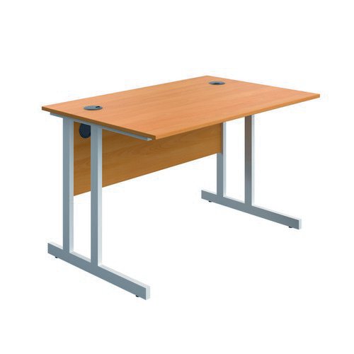 Serrion Connect Twu Desk 1200X730 Beech/White