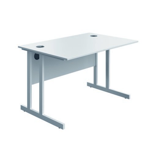 Serrion Connect Twu Desk 1200X730 White/White