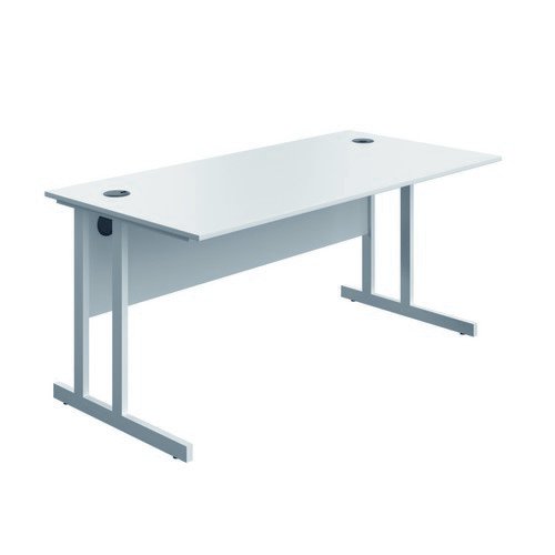 Serrion Connect Twu Desk 1600X730 White/White