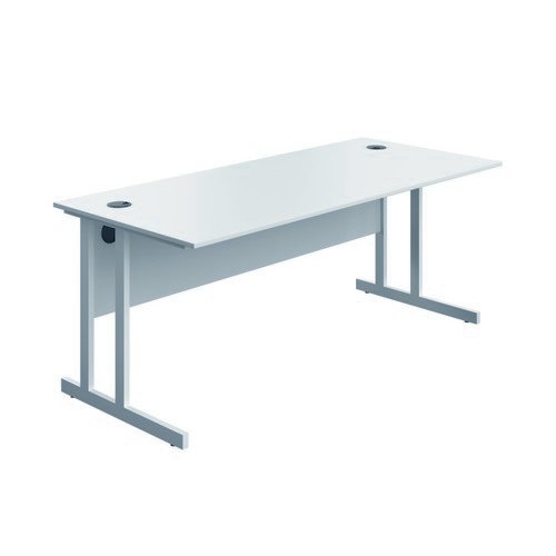 Serrion Connect Twu Desk 1800X730 White/White