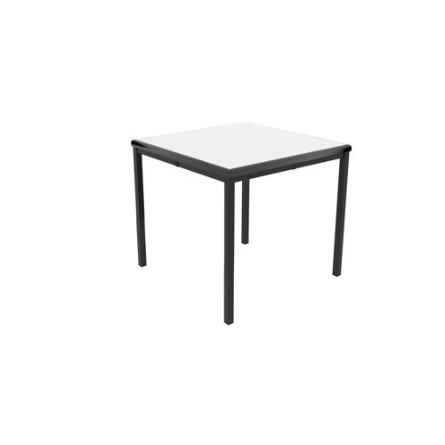 Titan Table 600x600x590mm Flat Pack Grey/Black KF882431