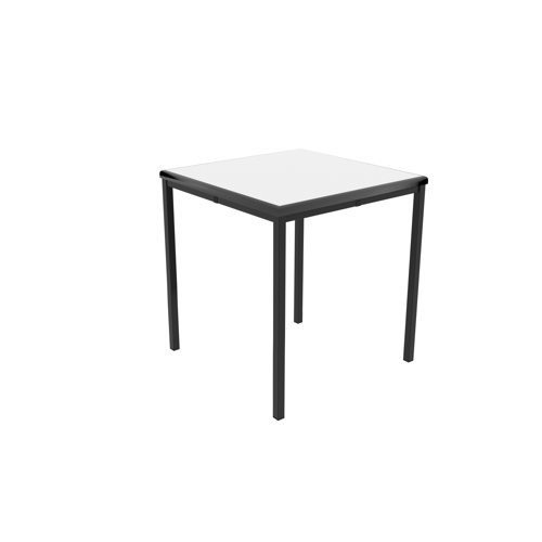 Titan Table 600x600x640mm Flat Pack Grey/Black KF882433