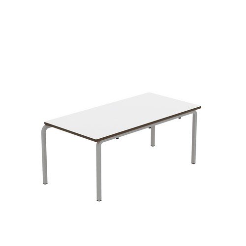 Titan Crush Bent Frame Table 1100x550x460 White/Grey