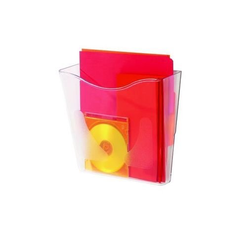 Deflecto Crystal Portrait A4 Literature Holder CP078YTCRY