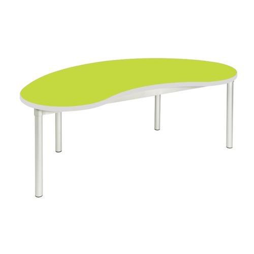 Gopak Enviro Bean Table H530 Lime/Grey Edge Classroom Tables DS9812