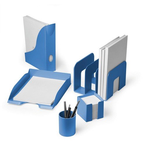 Durable ECO 800 Sheet Note Box Memo Pad Cube - Blue Angel Certified - Blue