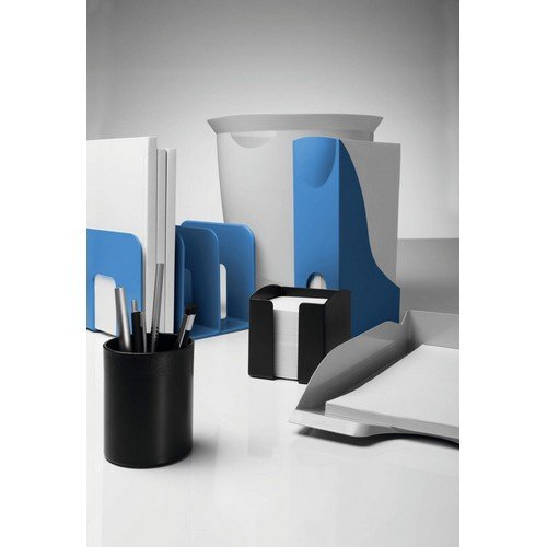 Durable ECO Recycled Plastic Pen Pot Pencil Holder Desk Tidy Organizer - Black