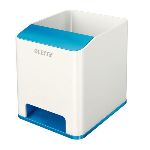 Leitz Wow Sound Pen Holder Duo Colour White/Blue