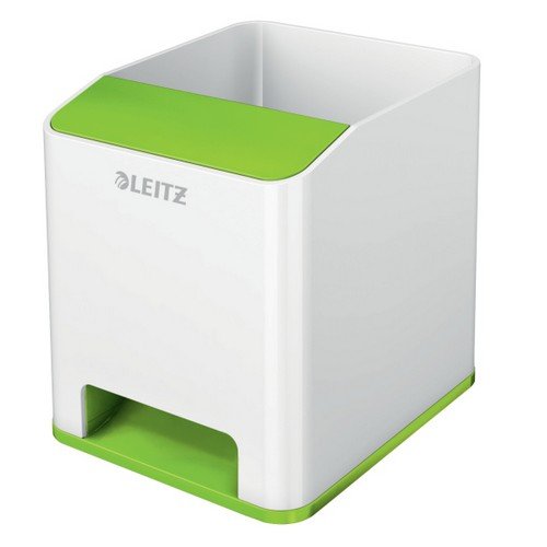 Leitz Sound Pen Holder WOW DuoColour wh/green
