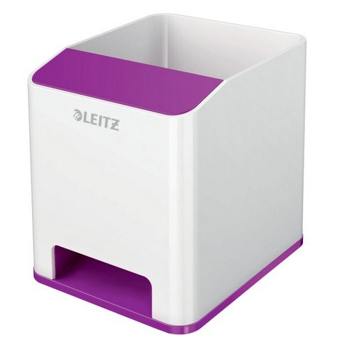 Leitz Sound Pen Holder WOW DuoColour White/Purple