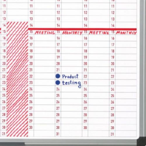 Bi-Office Magnetic 365-Day Annual Planner 900 x 600 mm