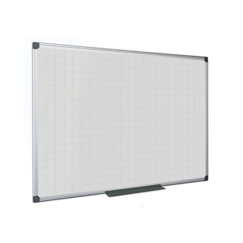 Bi-Office Maya Magnetic Whiteboard Gridded 1500x1200mm MA1247170