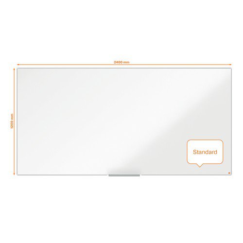 Nobo ImpressionPro Whiteboard Enamel 2400 x 1200