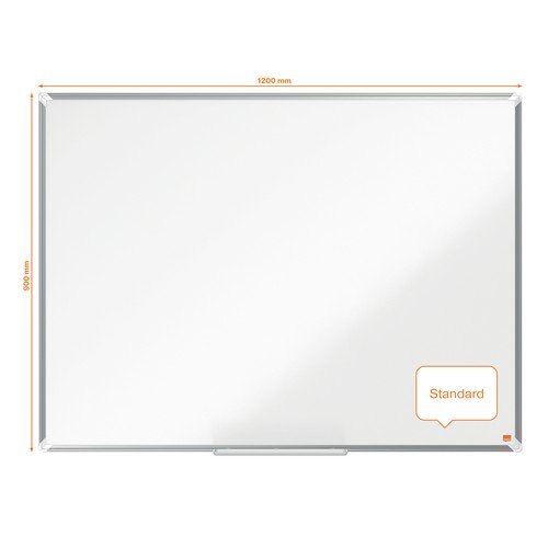 Nobo Premium Plus Enamel Whiteboard 1200x900