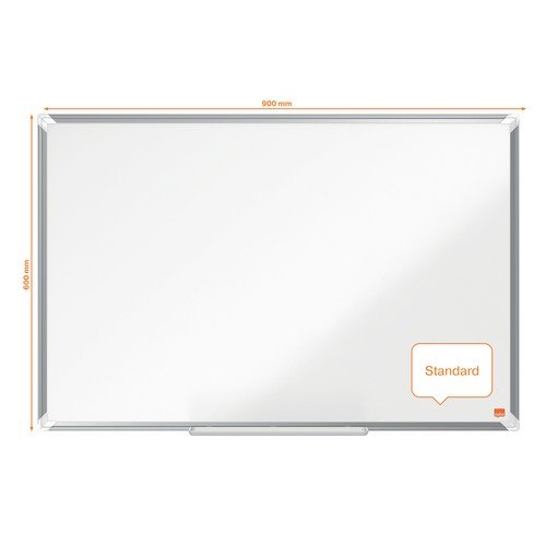 Nobo Premium Plus Enamel Whiteboard 900x600