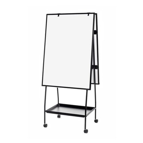 BiOffice Creation Station 4 Legs Easel Lacquered Steel Black 1700 x 770 mm