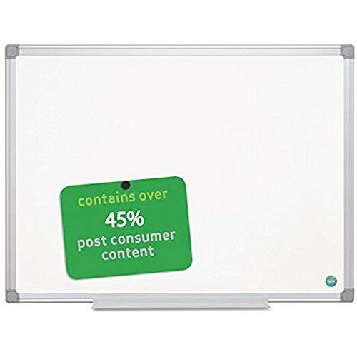 BiOffice Magnetic Whiteboard Earth; Aluminium Frame 90 x 60 cm