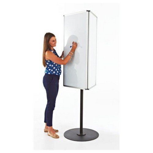 Adboards Rotating Call Centre Board Three Sided Magnetic Whiteboard Rotates 360 Degrees Drywipe Boards DW5032