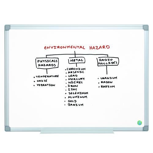 BiOffice Earth NonMagnetic Melamine Drywipe Board 1200x900mm MA0500790
