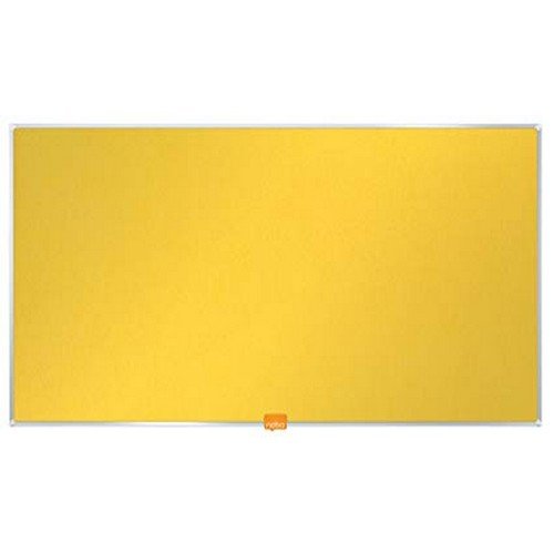 Nobo Impression Pro 32" Felt Yellow Noticeboard