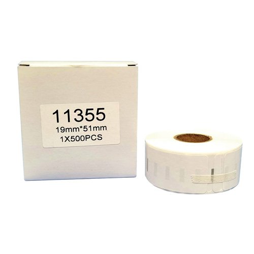 Dymo Compatible 11355 Multi Purpose Label 51mm x 19mm  500/roll Label Tapes DY2505