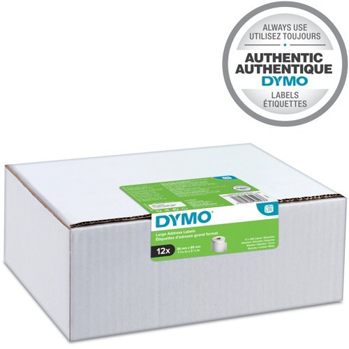 DYMO Authentic LabelWriter Multi-Purpose Labels 32mm x 57mm  Easy-Peel Labels
