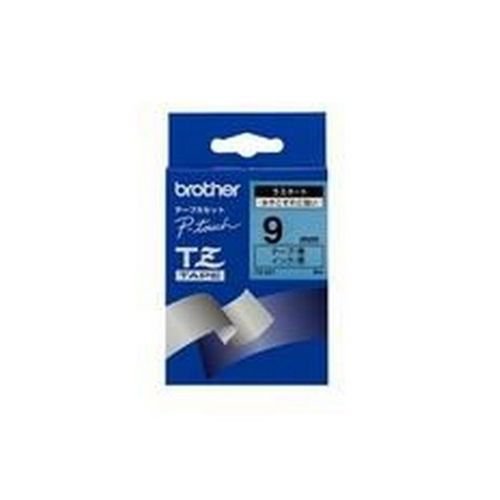 Brother PTouch Tape TZ521 9mm Black/Blue Label Tapes DY9718