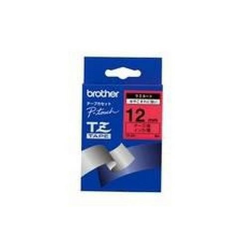 Brother PTouch Tape TZ431 12mm Black/Red Label Tapes DY9727
