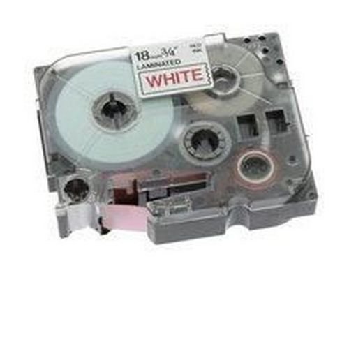 Brother PTouch Tape TZ242 18mm Red/White Label Tapes DY9737