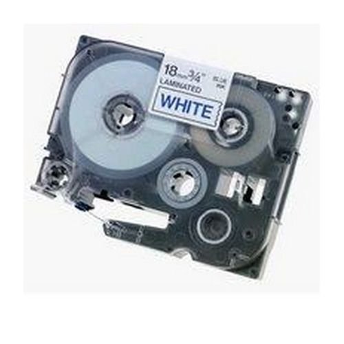 Brother PTouch Tape TZ243 18mm Blue/White Label Tapes DY9738