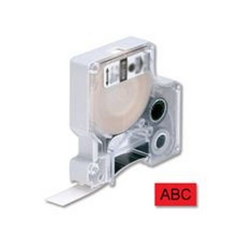 Dymo D1 Labelmaker Tape 9mmx7m Black on Red