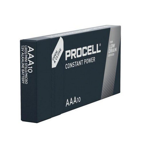 Duracell Procell Constant AAA Battery (Pack of 10) 5000394149199 Disposable Batteries EA2402