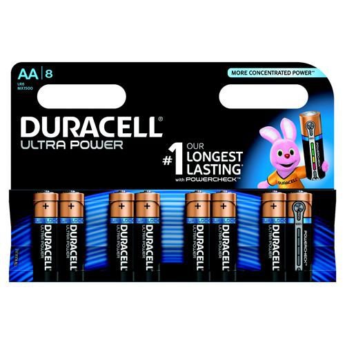 Duracell Ultra M3 Batteries AAA Pack 8