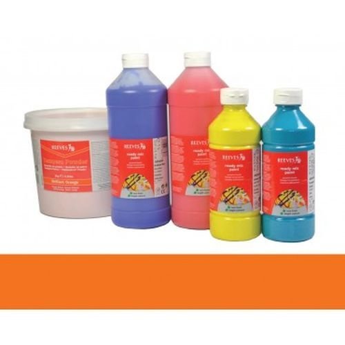 Brilliant Orange Reeves Redimix Paint 500ml