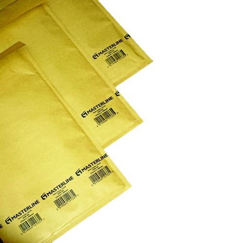 Master In Bubble Mailer B00 White Id-120x215mm Od-140x225mm 200 per Box