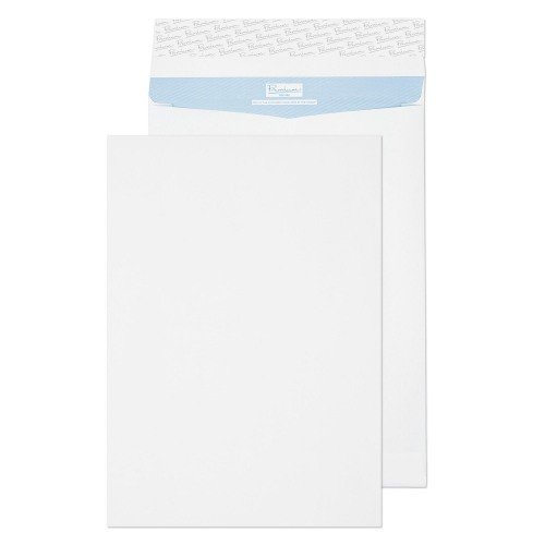 Blake Secure White Peel & Seal Tear Resistant Gusset 406x305mm 125gsm Pack 100 Code TR44401