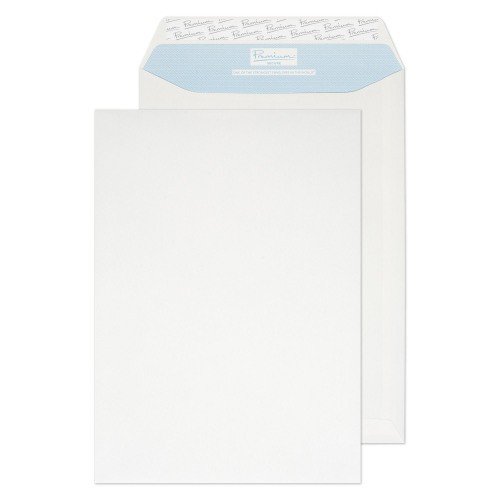 Blake Secure White Peel & Seal Tear Resistant Pocket 324x229mm 125gsm Pack 125 Code TR8800