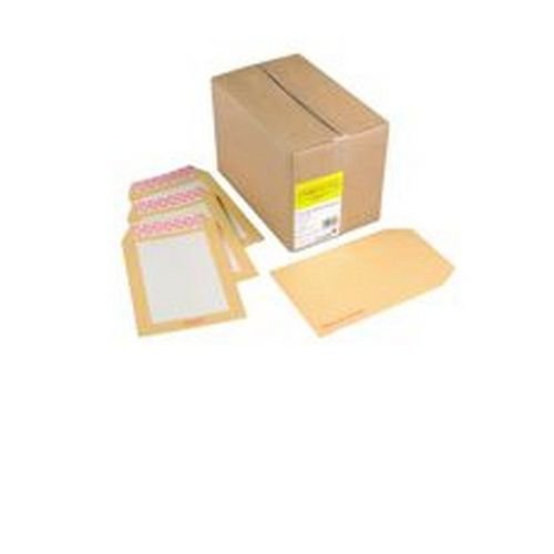 Humber Manilla Boardbacked Envelope 241x178mm Superseal Boxed 125