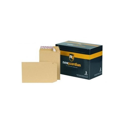 New Guardian Envelope C5 Peel n Seal Pocket 229x162mm 130gsm Manilla Pack 250