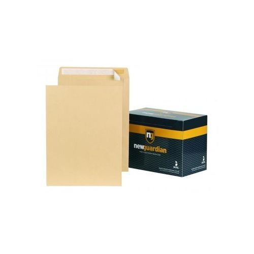 New Guardian Envelope Peel n Seal Pocket 406x305mm 130gsm Manilla Pack 125